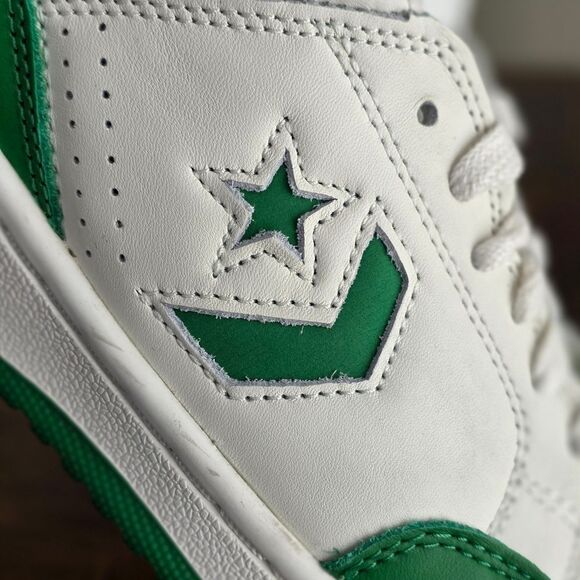 Converse Weapon Low Green White A11957C Larry Bird Boston Celtic DS Women's 9.5 - Picture 12 of 16